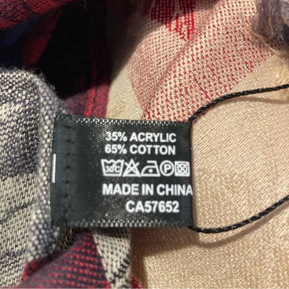 CHERIE BLISS Super Soft Colour Block Leaf Motif Large Pashmina Scarf Shawl NEW - Picture 6 of 8